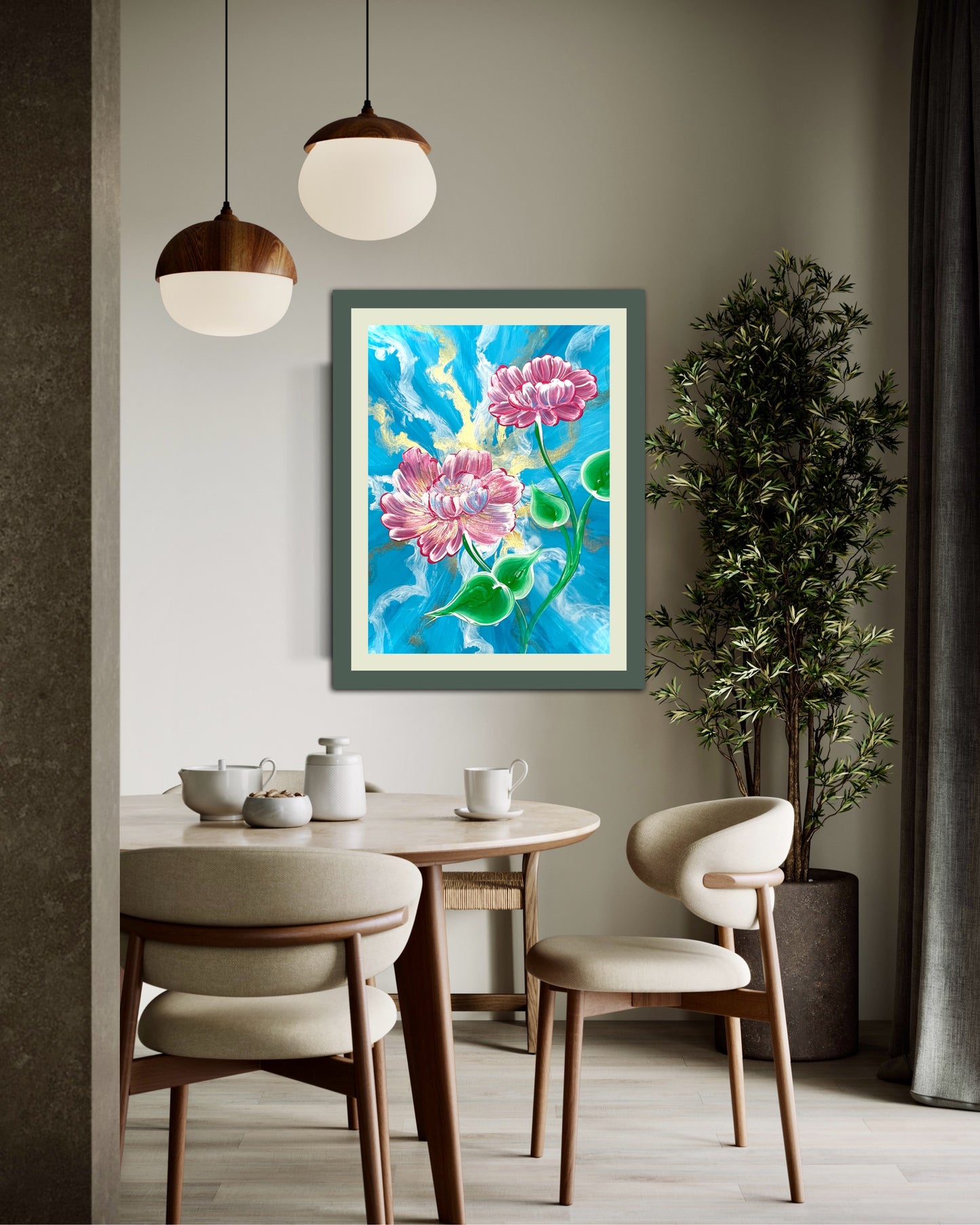 „Blüten im Himmelslicht"