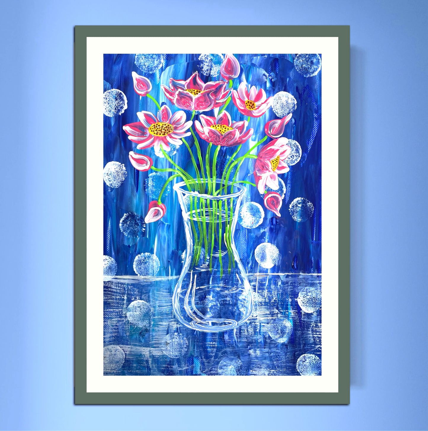„Blütenpoesie im Blau"
