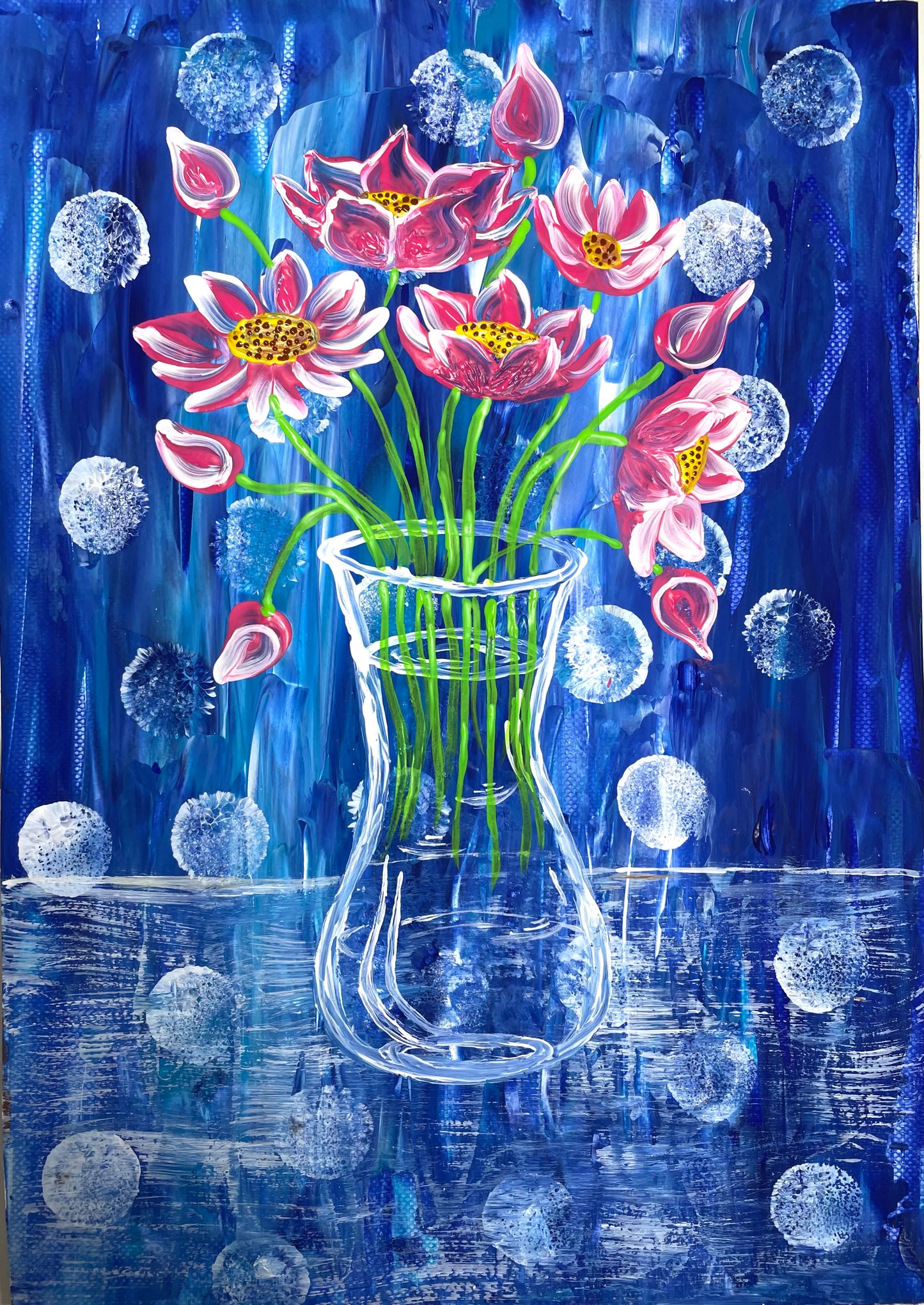 „Blütenpoesie im Blau"