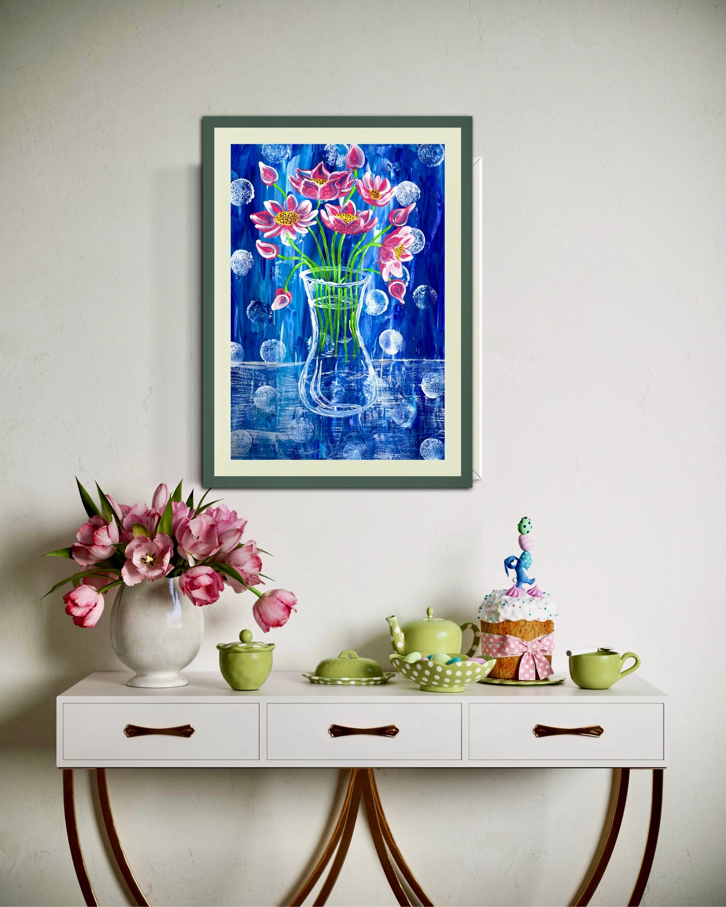 „Blütenpoesie im Blau"