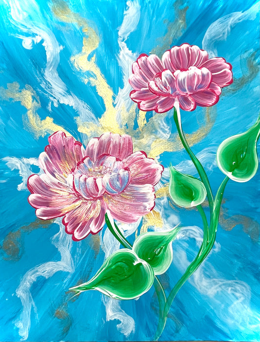 „Blüten im Himmelslicht"