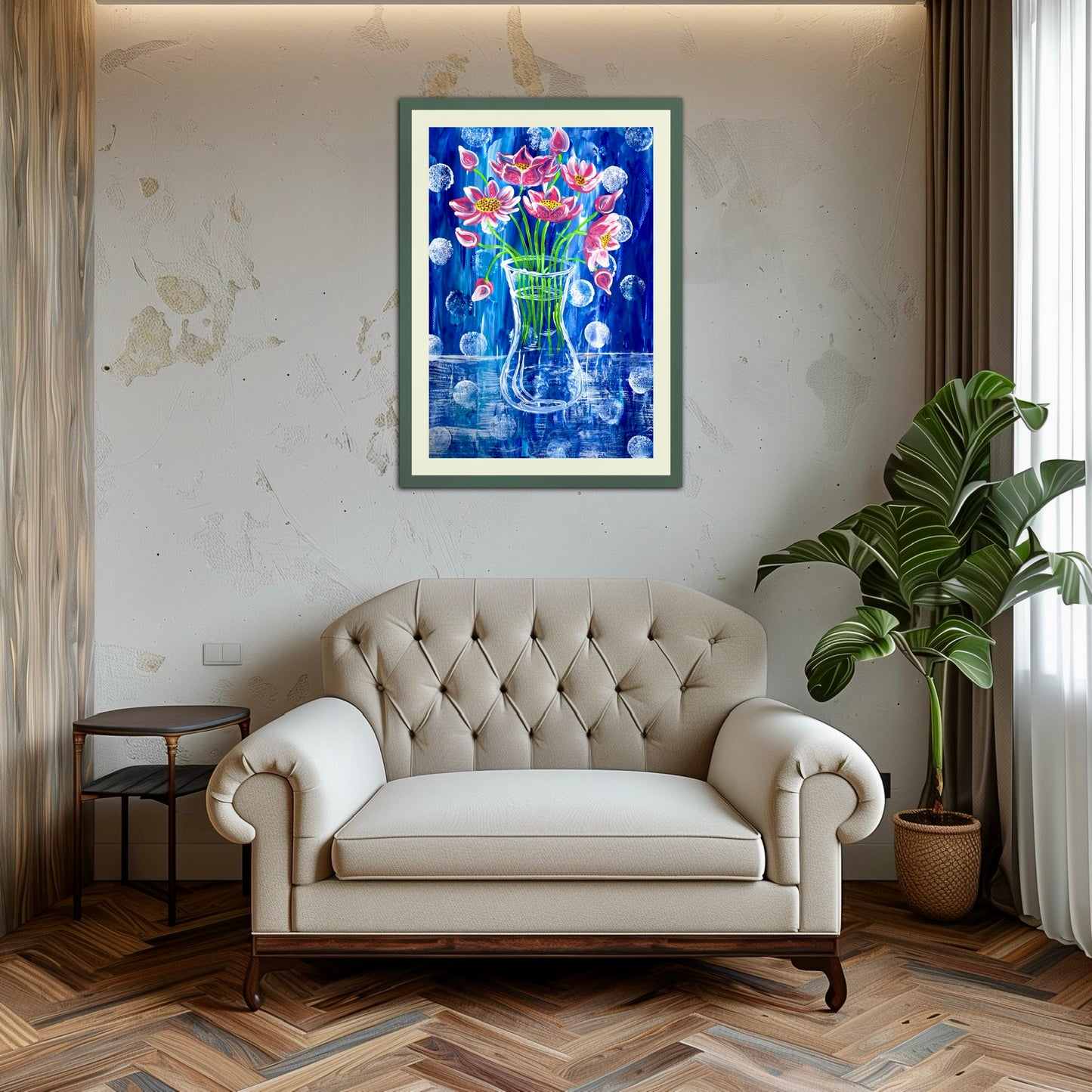 „Blütenpoesie im Blau"