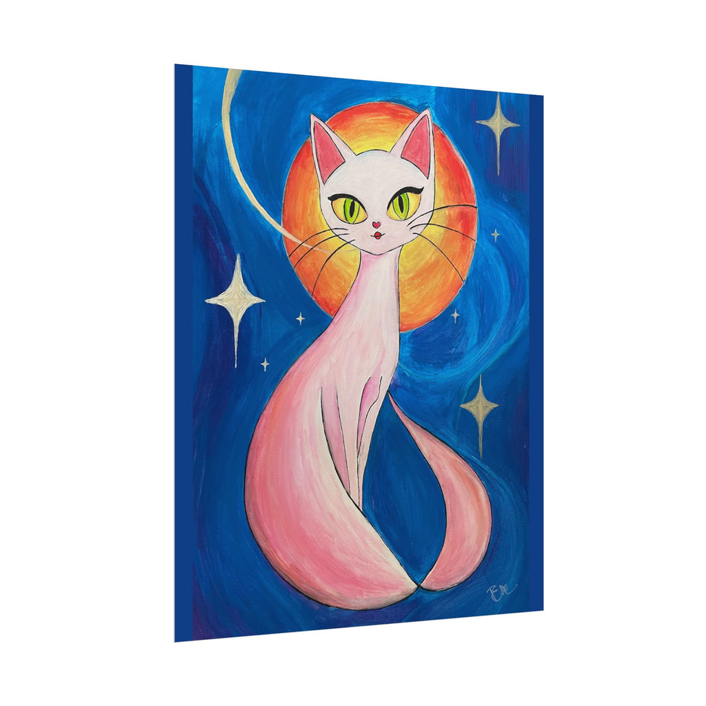 "Punci Katze" Gerollte Kunstdrucke