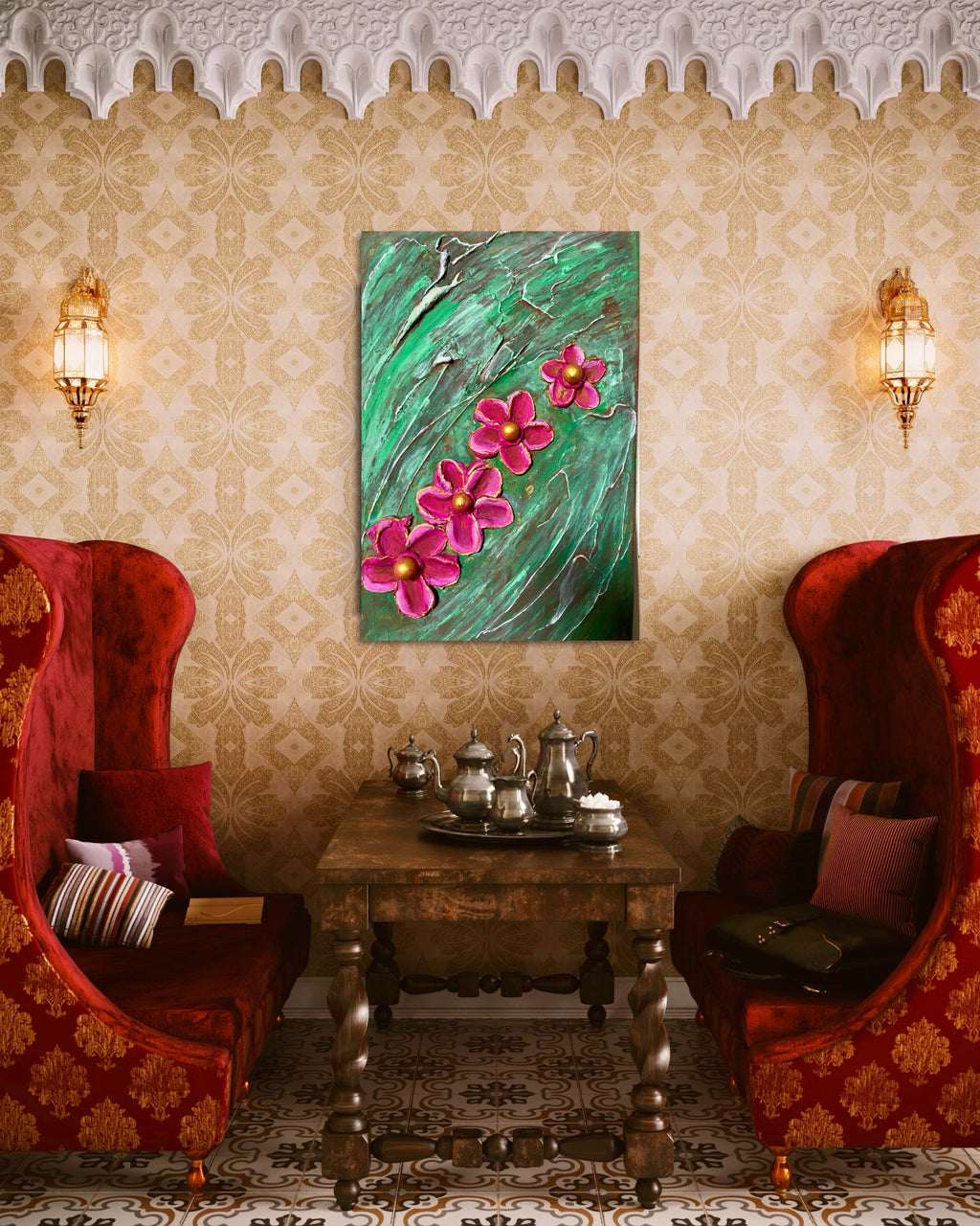 Blühender Kern (12.2025) - Original Gemälde