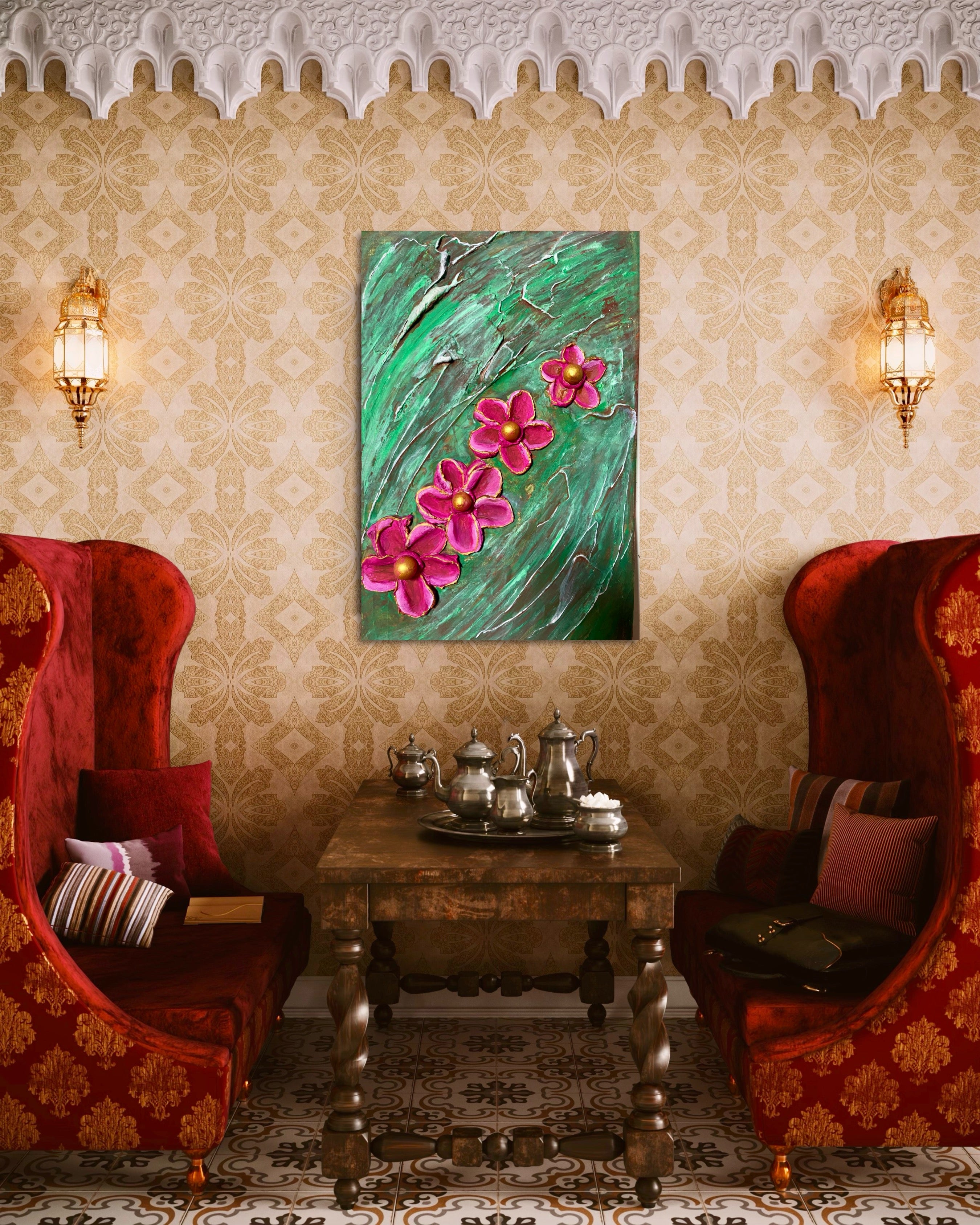 Blühender Kern (12.2025) - Original Gemälde