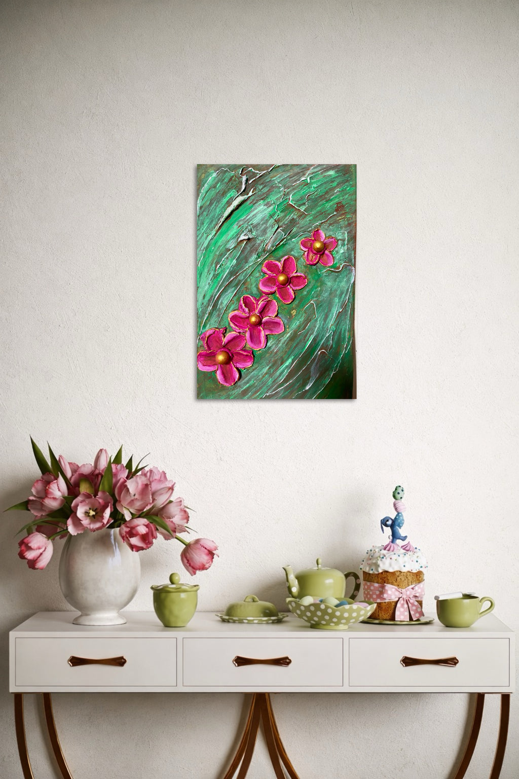 Blühender Kern (12.2025) - Original Gemälde