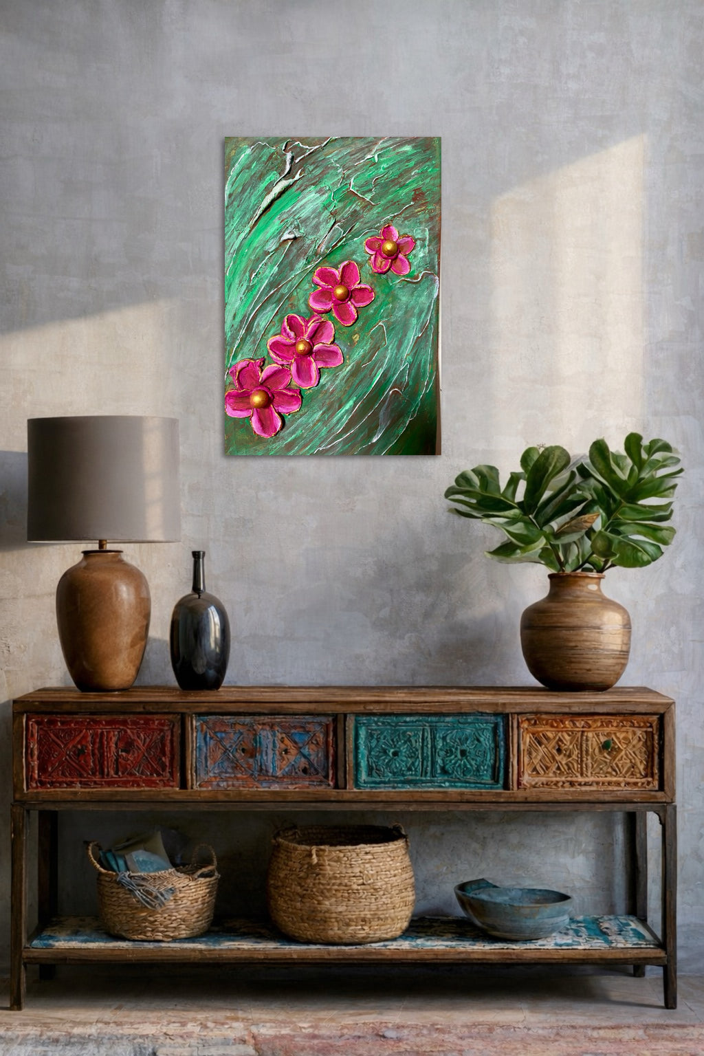 Blühender Kern (12.2025) - Original Gemälde