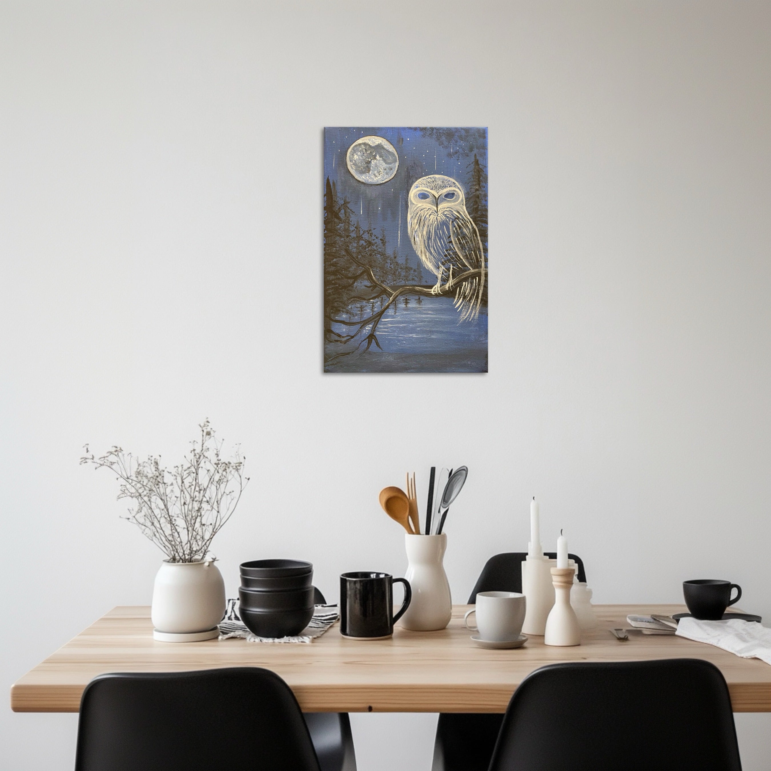 Hüter der Nacht (08.2025) - Original Gemälde