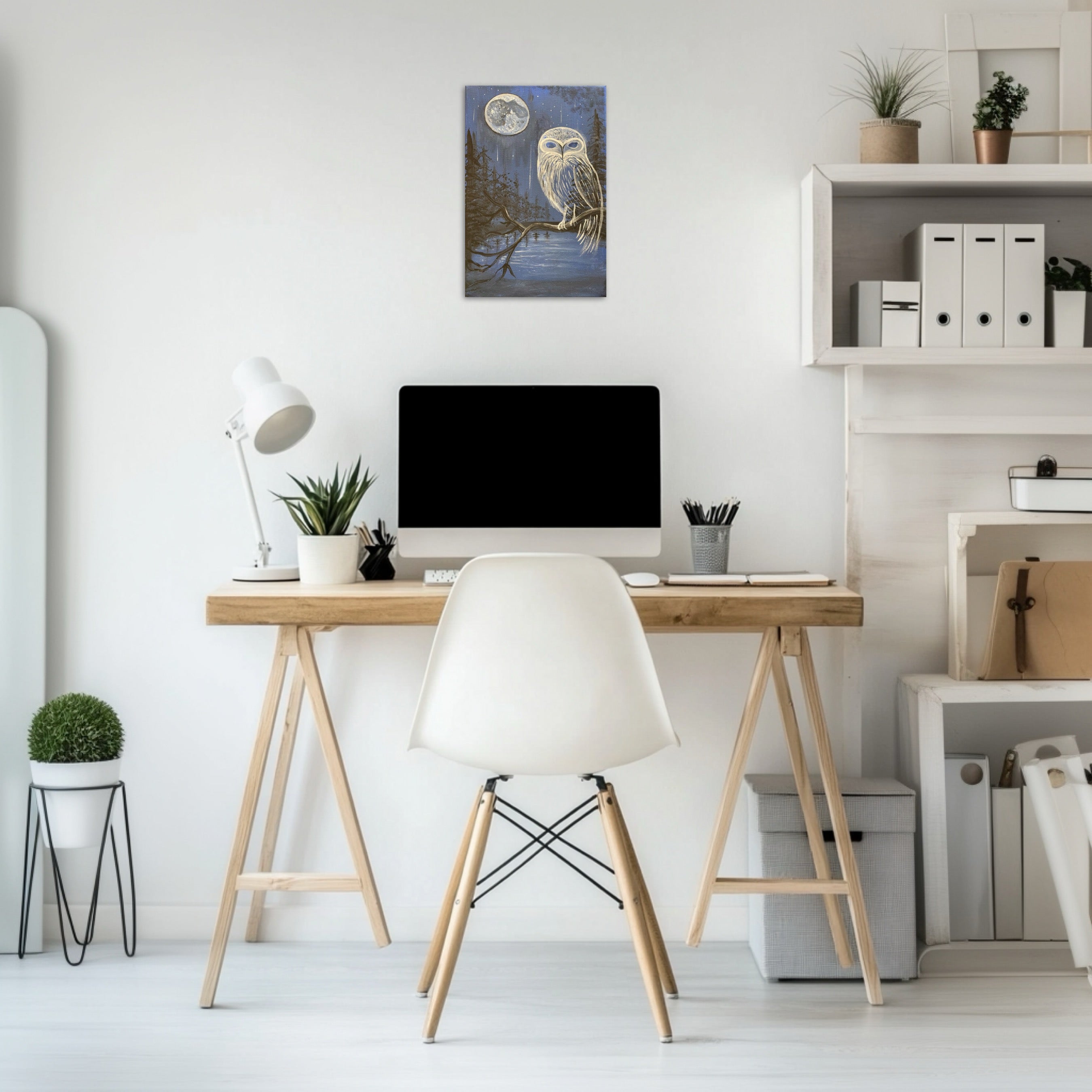 Hüter der Nacht (08.2025) - Original Gemälde