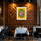 Blühen im Feuer (12.2024) - Original Gemälde