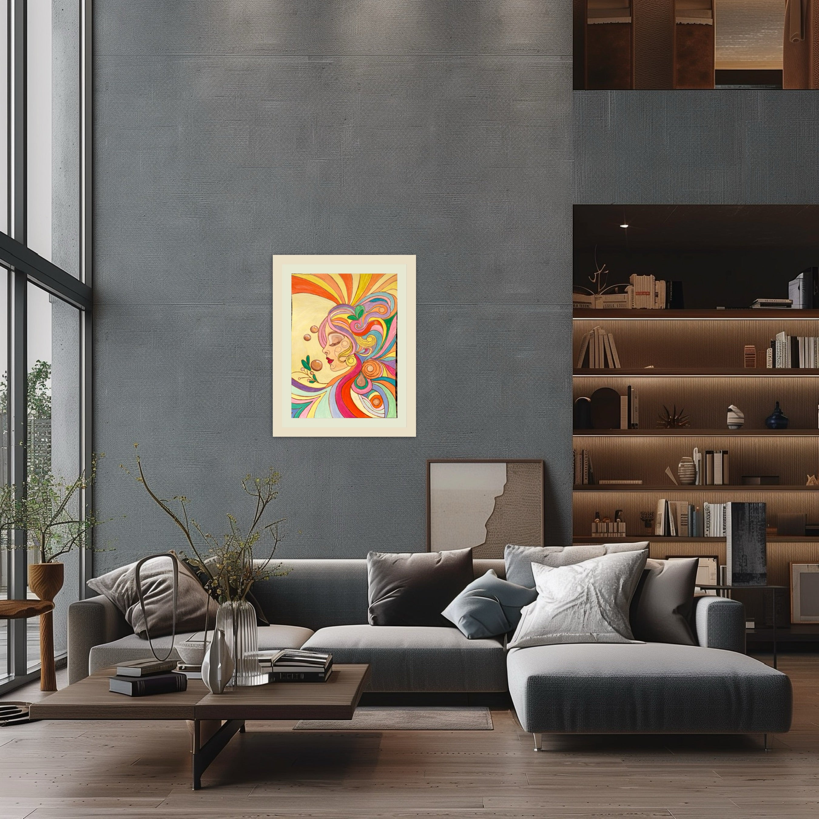 Fließende Träume (02.2025) - Original Gemälde