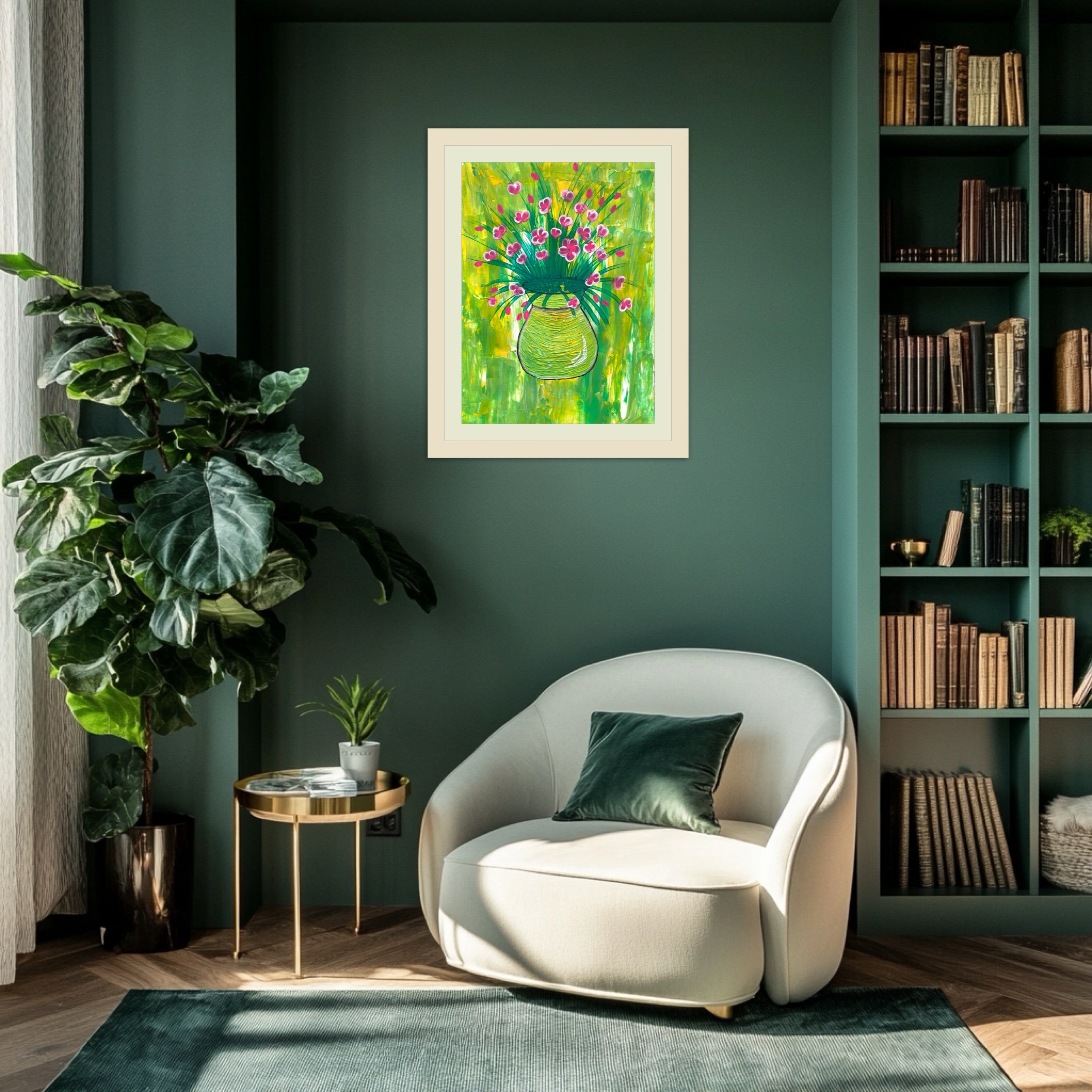 Blütenfreude (06.2025) - Original Gemälde