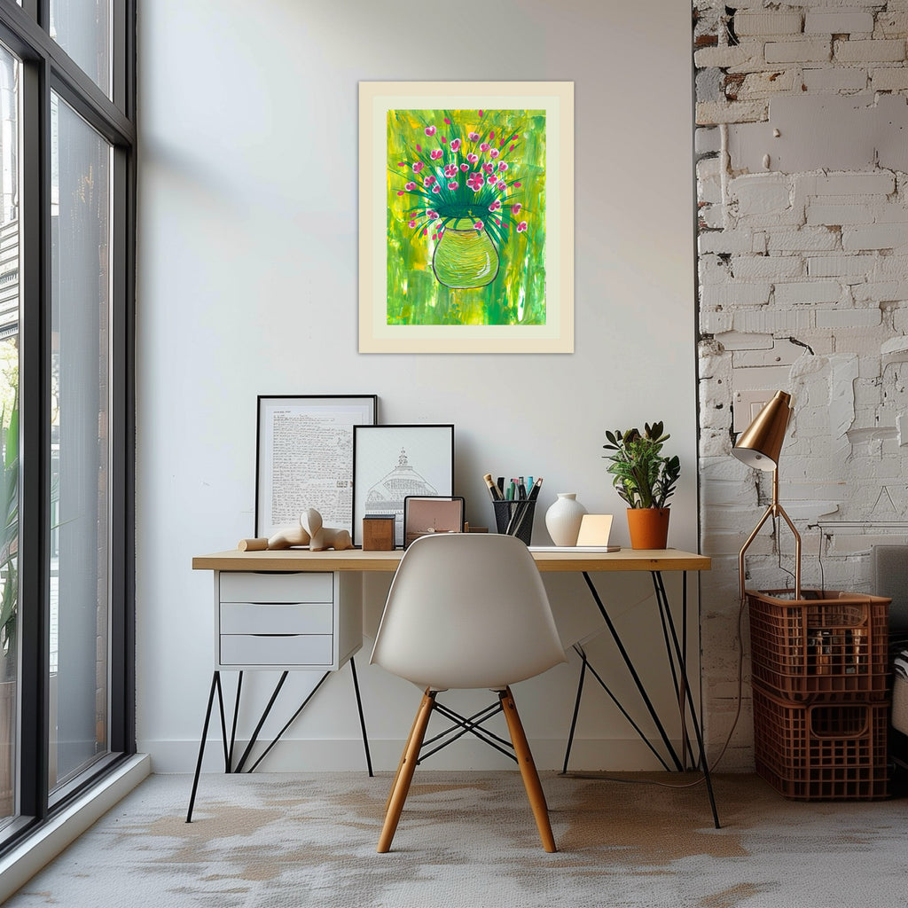 Blütenfreude (06.2025) - Original Gemälde