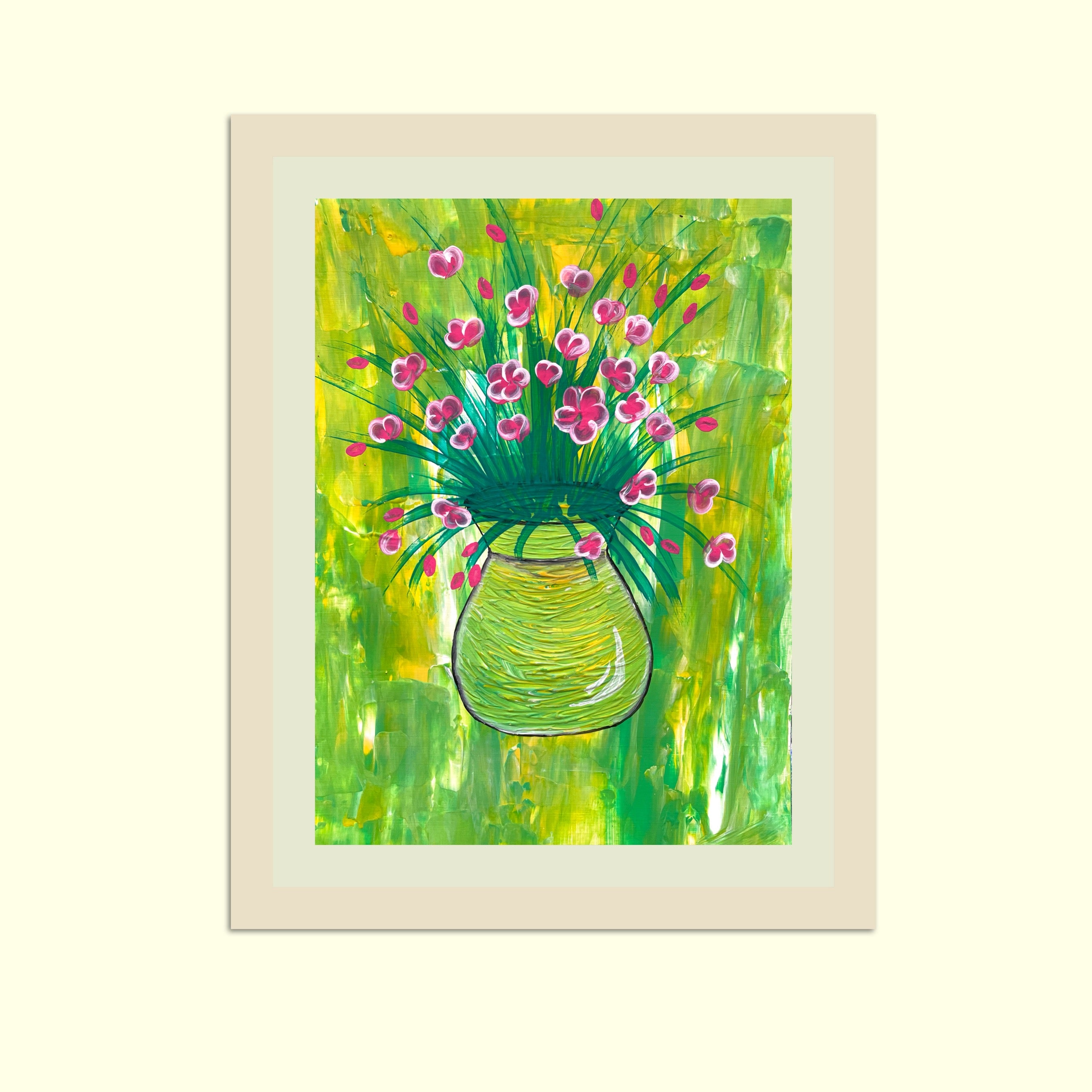 Blütenfreude (06.2025) - Original Gemälde