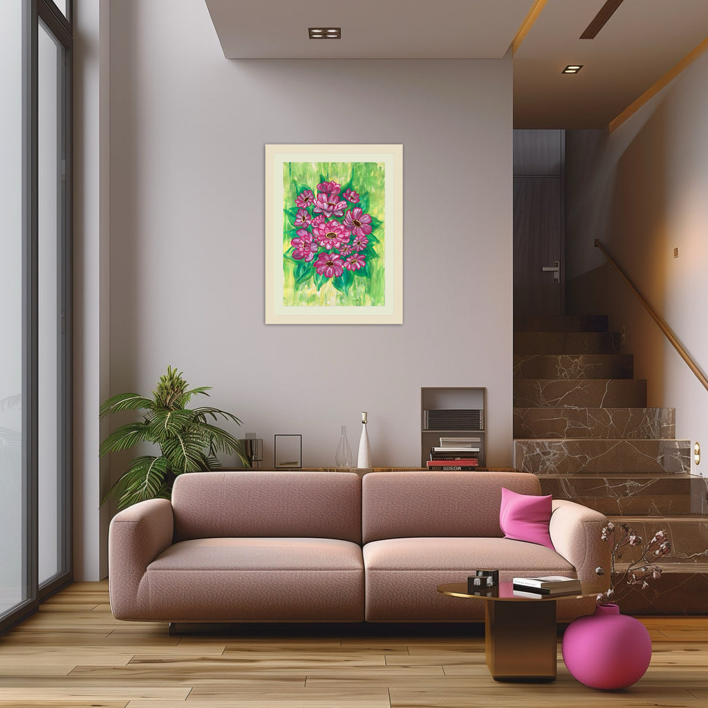 Strauß der Lebendigkeit (09.2024) - Original Gemälde