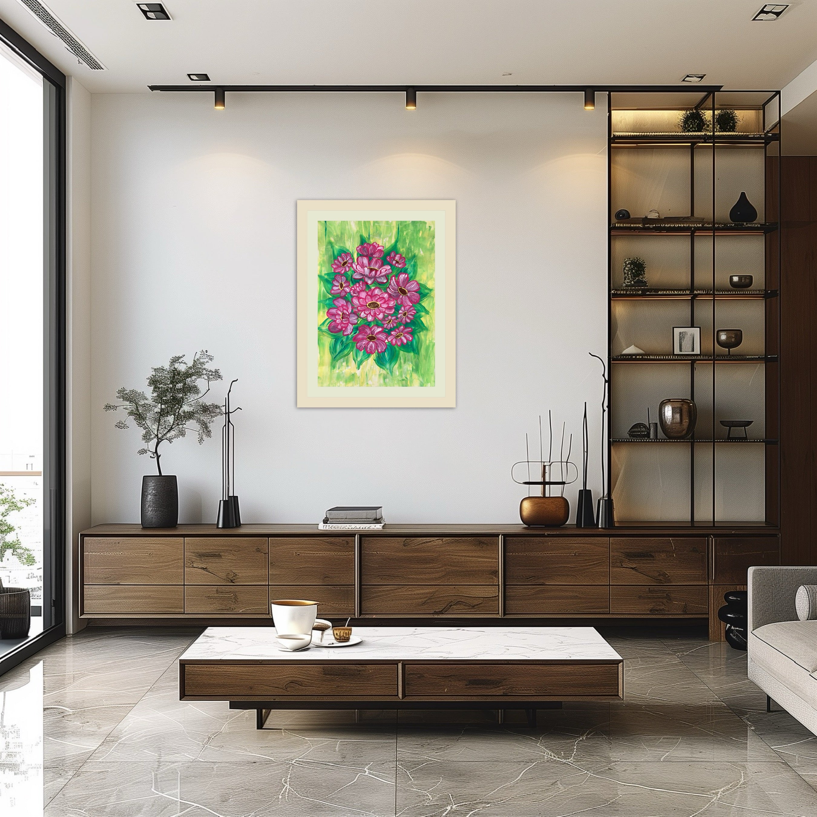 Strauß der Lebendigkeit (09.2024) - Original Gemälde