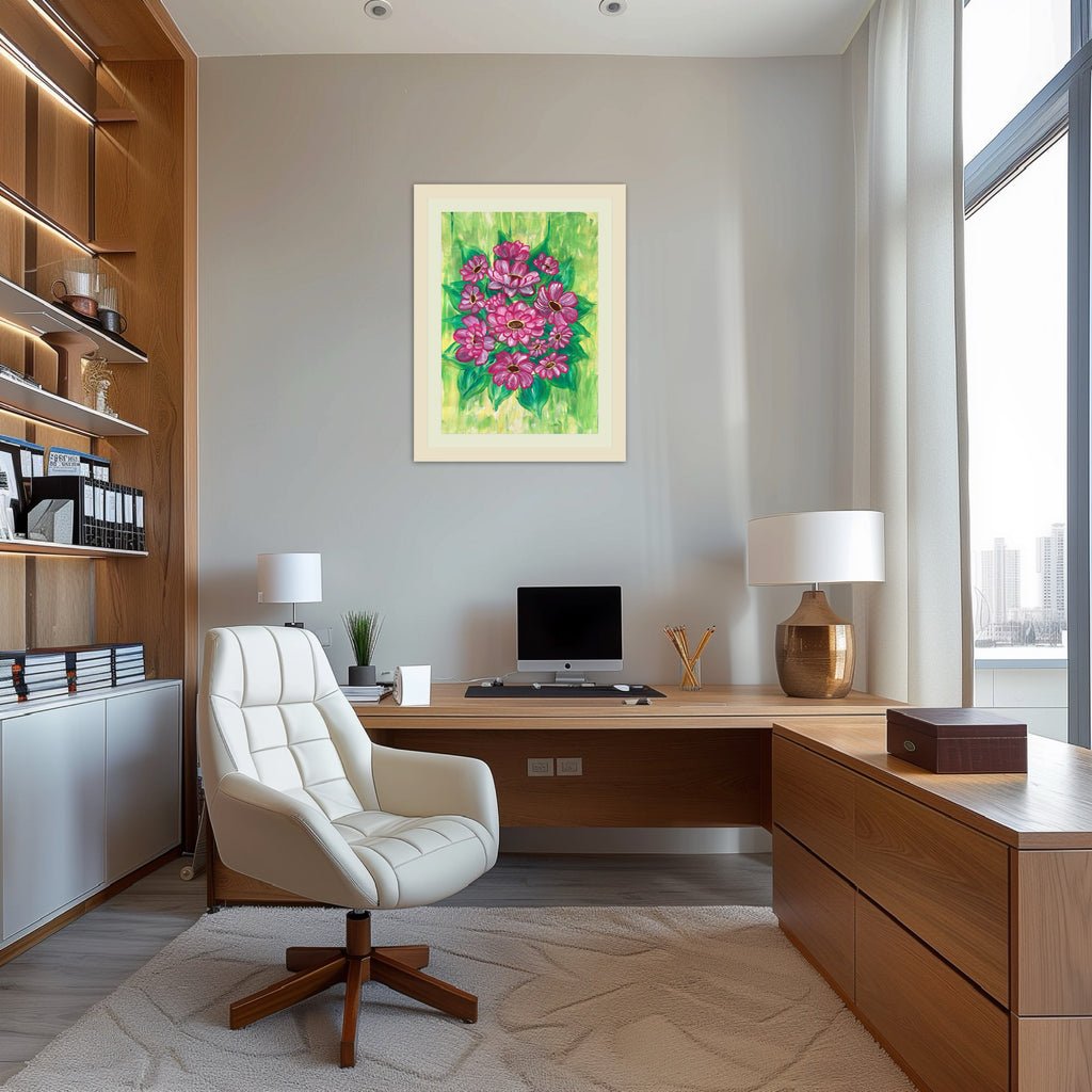 Strauß der Lebendigkeit (09.2024) - Original Gemälde