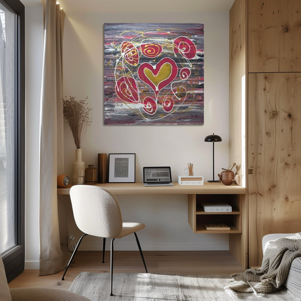 Herzenswirbel (11.2025) - Original Gemälde