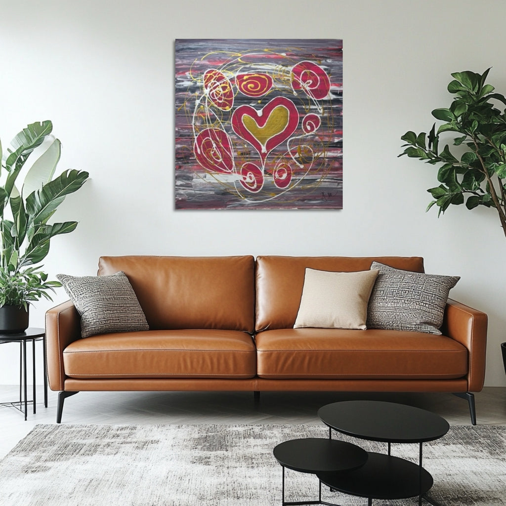 Herzenswirbel (11.2025) - Original Gemälde