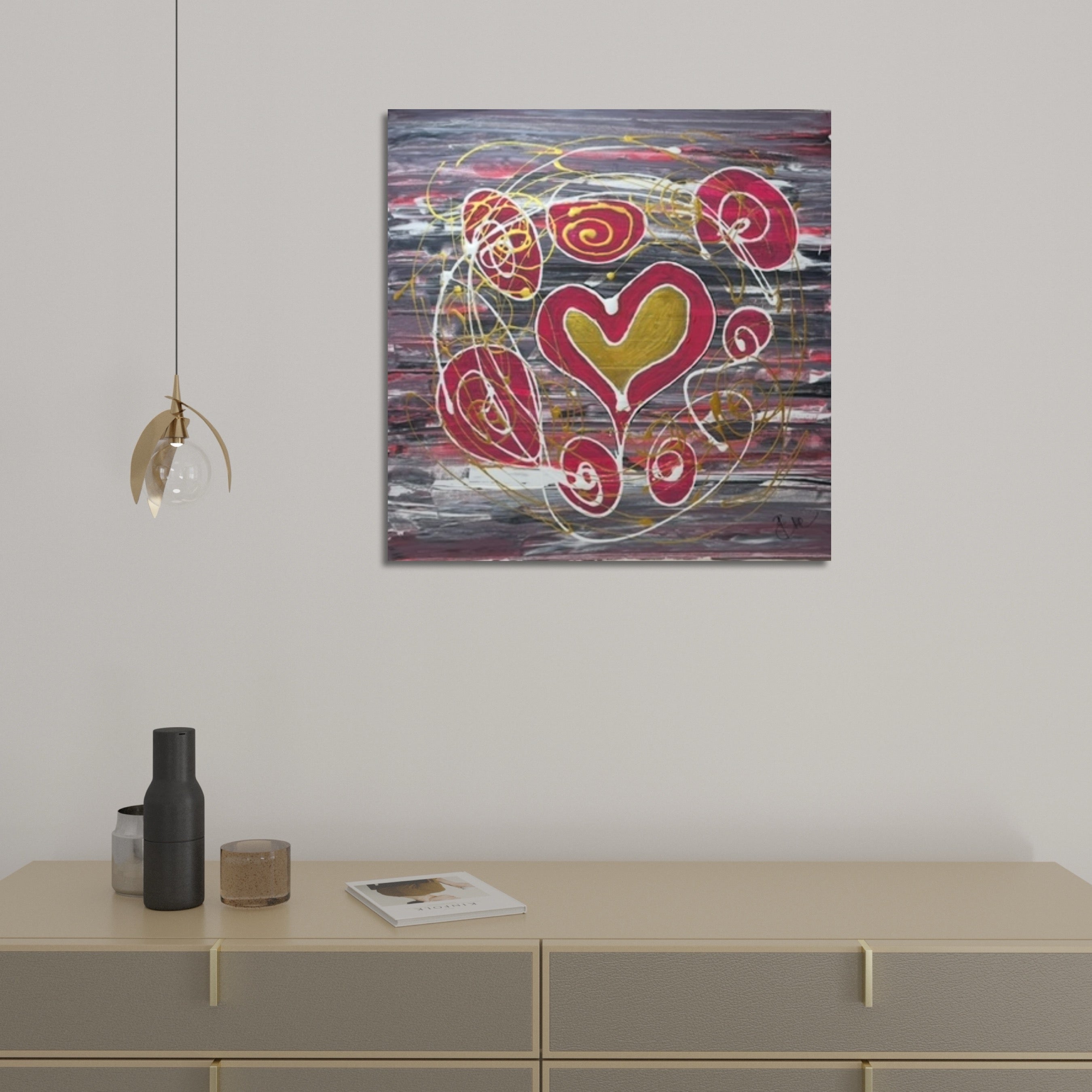 Herzenswirbel (11.2025) - Original Gemälde