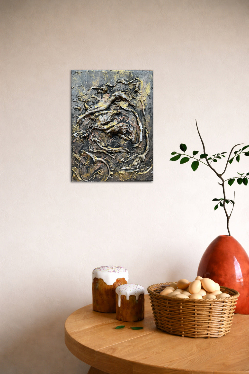 Spuren der Tiefe (01.2026) - Original Gemälde